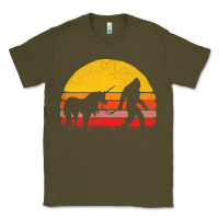 Army Green sasquatch and unicorn vintage Classic Tee - artisFamous