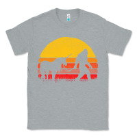 Heather Grey sasquatch and unicorn vintage Classic Tee - artisFamous