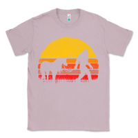 Lilac sasquatch and unicorn vintage Classic Tee - artisFamous