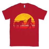 Red sasquatch and unicorn vintage Classic Tee - artisFamous