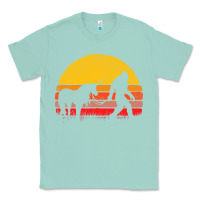 Seafoam sasquatch and unicorn vintage Classic Tee - artisFamous