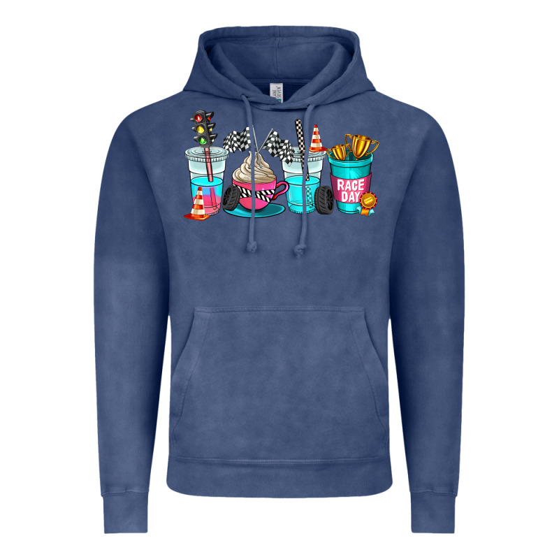 Race Day Coffe Cup Vintage Hoodie by AdoDesignShop | Teevron