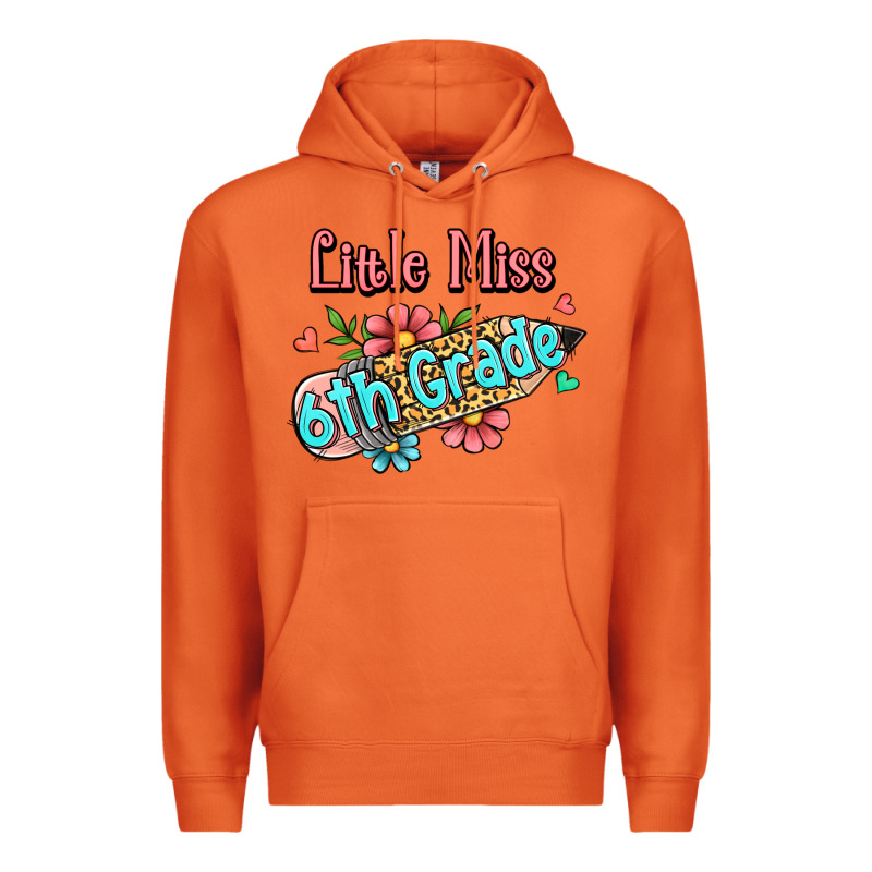 Little Miss Sixth Grade Premium Hoodie by RanaPortraitStore | Teevron