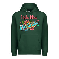 Sports Green little miss sixth grade Premium Hoodie - RanaPortraitStore