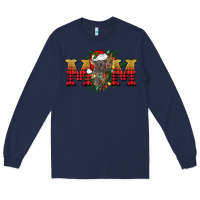 Navy Christmas koala mom Long Sleeve Tee - BarkalooDesign