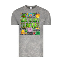 Cloud Rock one lucky teacher lucky charm Vintage Tee - Artiststas