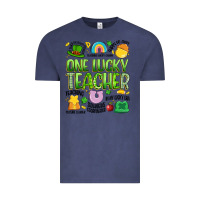 Vintage Denim one lucky teacher lucky charm Vintage Tee - Artiststas