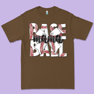 Baseball Mama Premium Tee Designed By Cowhidedigitalart