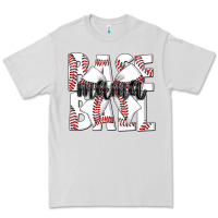 Dove Grey baseball mama Premium Tee - CowhideDigitalArt
