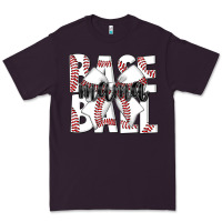 Plum baseball mama Premium Tee - CowhideDigitalArt