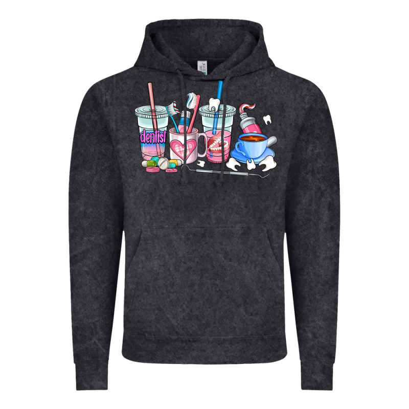 Dentist Coffee Cups Vintage Hoodie by AdoDesignShop | Teevron