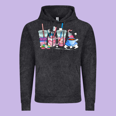 Dentist Coffee Cups Vintage Hoodie Designed By Adodesignshop
