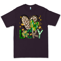 Plum Lucky Saint Patricks Day Premium Tee - CowhideDigitalArt