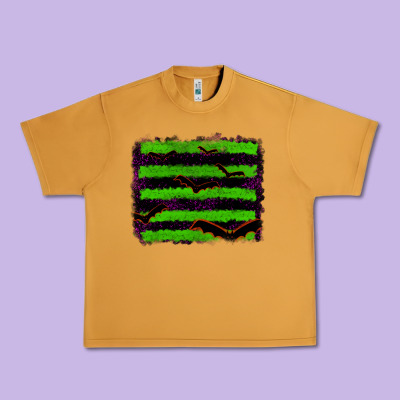 Halloween With Bat Backround Urban Heavy Tee Designed By Ranaportraitstore
