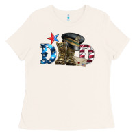 Bone dad military boots and hat Ladies Tee - Artiststas