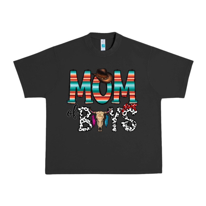 Mom Of Boys Urban Heavy Tee by CowhideDigitalArt | Teevron