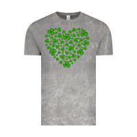 Cloud Rock shamrock heart Vintage Tee - Artiststas