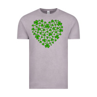 Vintage Zinc shamrock heart Vintage Tee - Artiststas