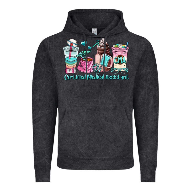 Certified Medical Assistant Coffee Cup Vintage Hoodie by AdoDesignShop | Teevron