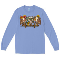 Colony Blue western goats Long Sleeve Tee - BarkalooDesign