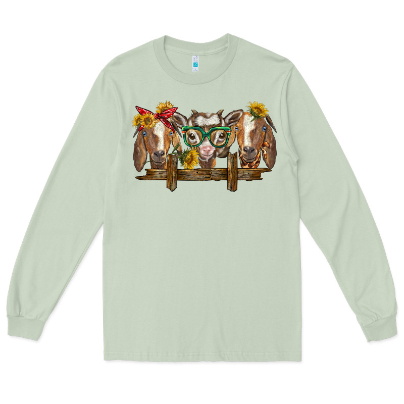 Western Goats Long Sleeve Tee by BarkalooDesign | Teevron