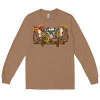 Toasted Coconut western goats Long Sleeve Tee - BarkalooDesign