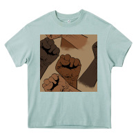 Arona melanin raised fist seamless pattern Heavy Core Tee - BundleAndBundleShop