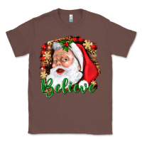 Chestnut Believe And Santa Classic Tee - BundleAndBundleShop