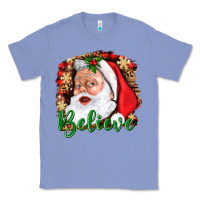 Colony Blue Believe And Santa Classic Tee - BundleAndBundleShop