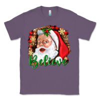Lavender Believe And Santa Classic Tee - BundleAndBundleShop