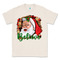 Natural Believe And Santa Classic Tee - BundleAndBundleShop