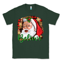 Believe And Santa Classic Tee | Teevron
