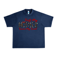 Navy first my mother forever my friend Urban Heavy Tee - CowhideDigitalArt