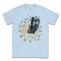 Dusty Blue watch the time Classic Tee - artisFamous