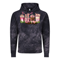 Cloud Black pig coffee cups Vintage Hoodie - AdoDesignShop