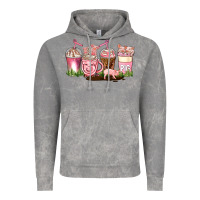 Cloud Rock pig coffee cups Vintage Hoodie - AdoDesignShop