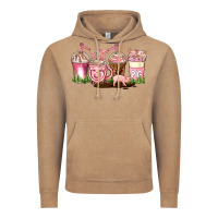 Vintage Coffee pig coffee cups Vintage Hoodie - AdoDesignShop