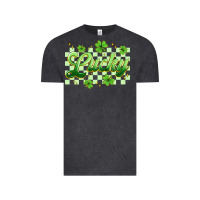 Vintage Black checkered lucky Vintage Tee - Artiststas