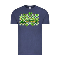 Vintage Denim checkered lucky Vintage Tee - Artiststas