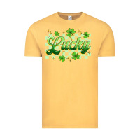 Vintage Mustard checkered lucky Vintage Tee - Artiststas