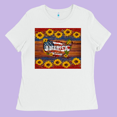 Usa Map Ladies Tee Designed By Artiststas