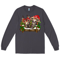 Smoke Christmas donkeys Long Sleeve Tee - BarkalooDesign