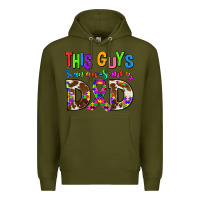 Army Green this guys an ausome dad Premium Hoodie - AdoDesignShop
