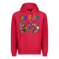 Cardinal this guys an ausome dad Premium Hoodie - AdoDesignShop