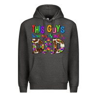 Charcoal Heather this guys an ausome dad Premium Hoodie - AdoDesignShop