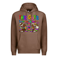 Chestnut this guys an ausome dad Premium Hoodie - AdoDesignShop