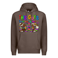 Coffee this guys an ausome dad Premium Hoodie - AdoDesignShop