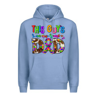 This Guys An Ausome Dad Premium Hoodie | Teevron