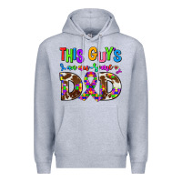 Heather Grey this guys an ausome dad Premium Hoodie - AdoDesignShop