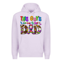 Lilac this guys an ausome dad Premium Hoodie - AdoDesignShop